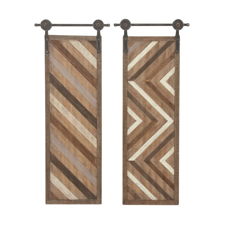 Union Rustic Wood & Metal Wall Décor Set & Reviews Wayfair